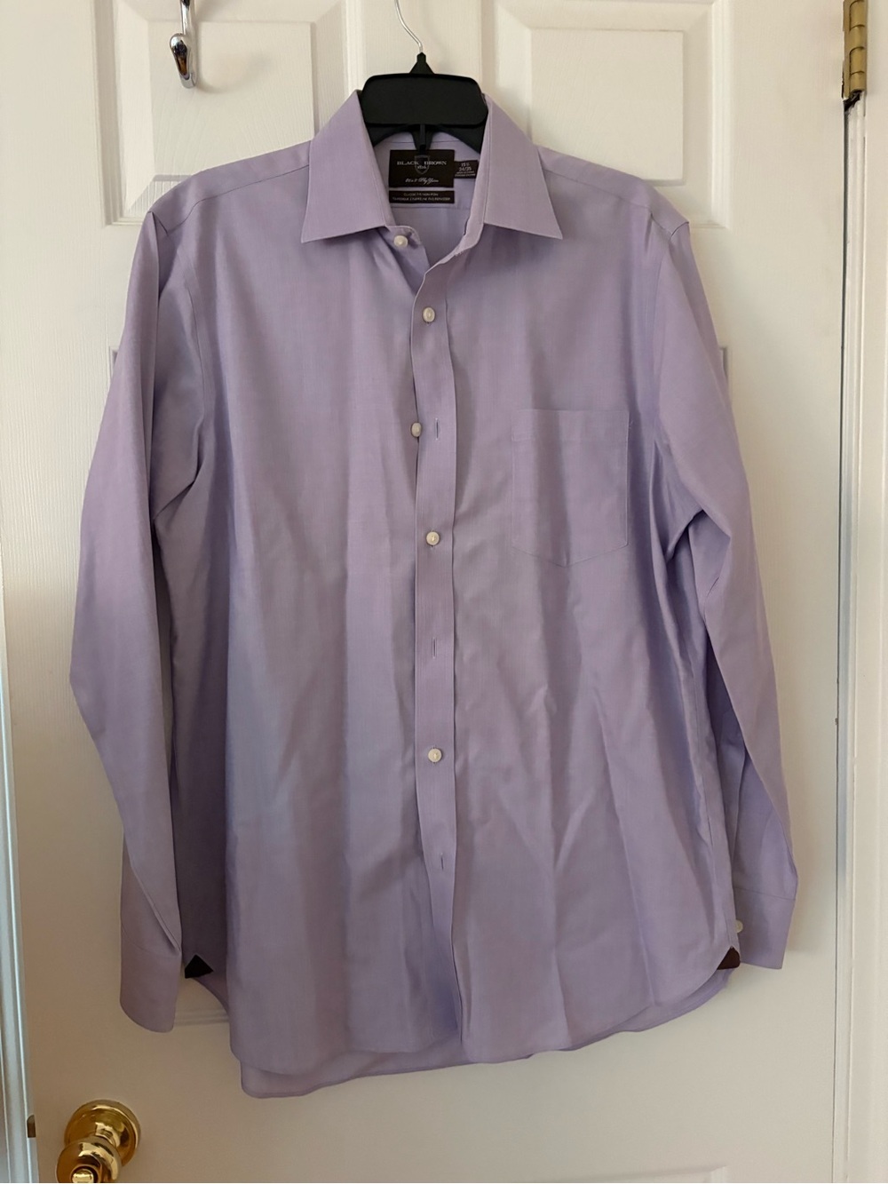 Black Brown 1826 Lavender Dress Shirt